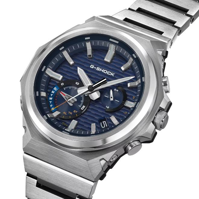 2年保証 GST-B1000D-2A CASIO G-SHOCK G-STEEL Gショック Ｇスチール Bluetooth スマホリンク ミニマル ビジネス ソーラー充電 タフソーラー ブルー ネイビーの画像