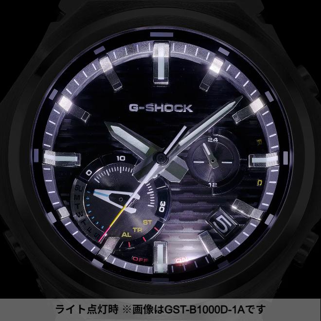 2年保証 GST-B1000D-2A CASIO G-SHOCK G-STEEL Gショック Ｇスチール Bluetooth スマホリンク ミニマル ビジネス ソーラー充電 タフソーラー ブルー ネイビーの画像