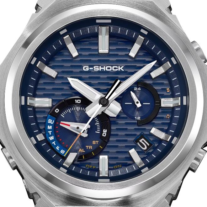 2年保証 GST-B1000D-2A CASIO G-SHOCK G-STEEL Gショック Ｇスチール Bluetooth スマホリンク ミニマル ビジネス ソーラー充電 タフソーラー ブルー ネイビーの画像