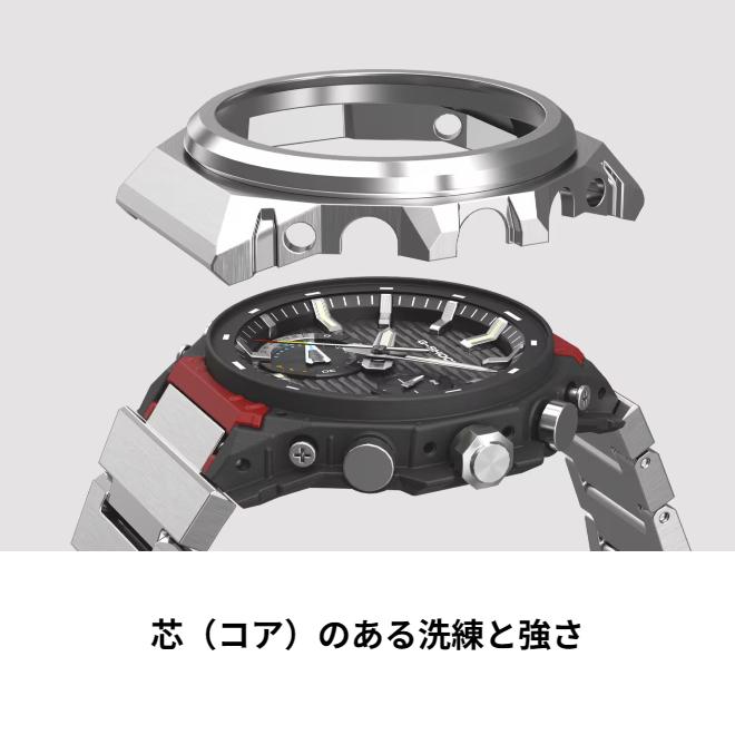 2年保証 GST-B1000D-2A CASIO G-SHOCK G-STEEL Gショック Ｇスチール Bluetooth スマホリンク ミニマル ビジネス ソーラー充電 タフソーラー ブルー ネイビーの画像