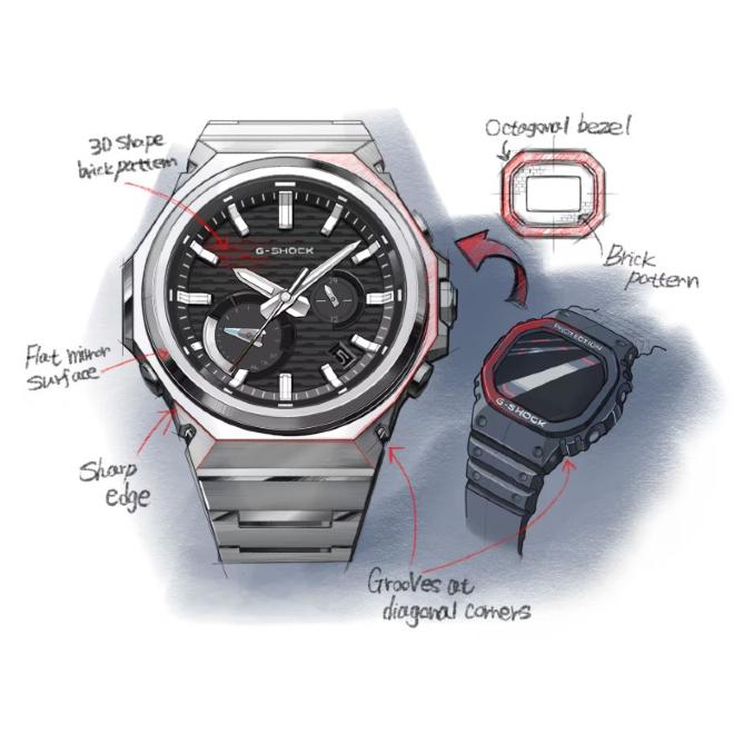 2年保証 GST-B1000D-2A CASIO G-SHOCK G-STEEL Gショック Ｇスチール Bluetooth スマホリンク ミニマル ビジネス ソーラー充電 タフソーラー ブルー ネイビーの画像