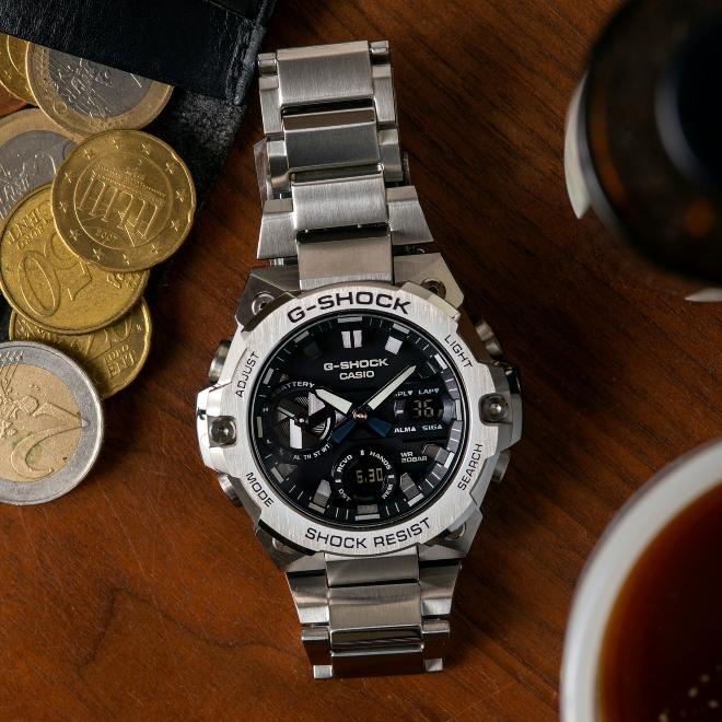 G-SHOCK★GST-B400D★ソーラーBluetooth連携　スマホリンク G-STEEL 2年保証 GST-B400D-1A CASIO G-SHOCK カシオ Gショック