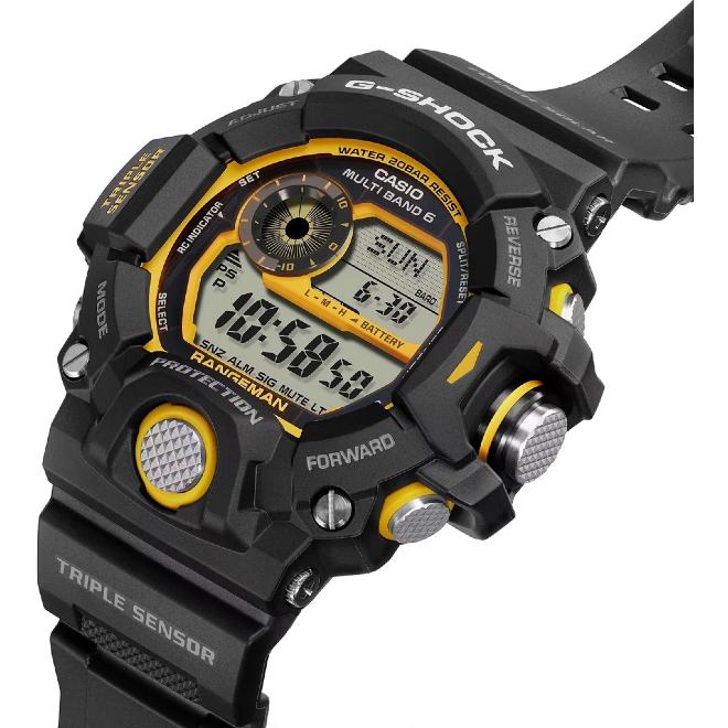 2年保証 GW-9400Y-1 CASIO G-SHOCK 電波 ソーラー充電 レンジマン RANGEMAN 腕時計 ブラック イエロー 希少 カシオ Gショック プレゼント 逆輸入｜neatsound｜03