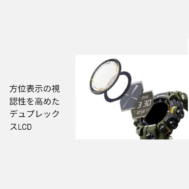 2年保証 GW-9500-3 CASIO G-SHOCK MASTER OF G-LAND MUDMAN マッドマン MASTER OF G 電波ソーラー ソーラー充電 電波時計 カシオ Gショック トリプルセンサー｜neatsound｜14