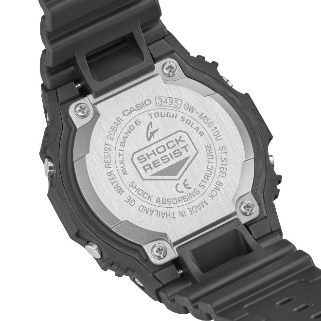 2年保証 GW-M5610U-1 CASIO G-SHOCK カシオ Gショック ジーショック LEDライト 電波時計 ソーラー充電 マルチバンド6 スピード タフソーラー ORIGIN ブラック｜neatsound｜05