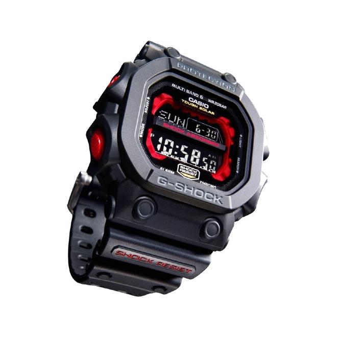 2年保証 GXW-56-1A CASIO G-SHOCK カシオ Gショック ジーショック ソーラー充電 電波時計 マルチ6バンド デジタル レッド ブラック プレゼント タフソーラー 黒｜neatsound｜02