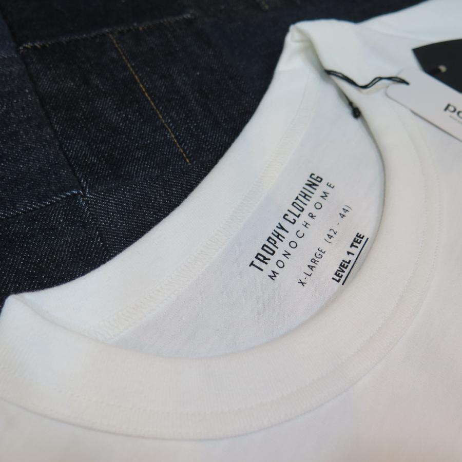 トロフィークロージング】 モノクロームLEVEL1 ロングスリーブTシャツ 