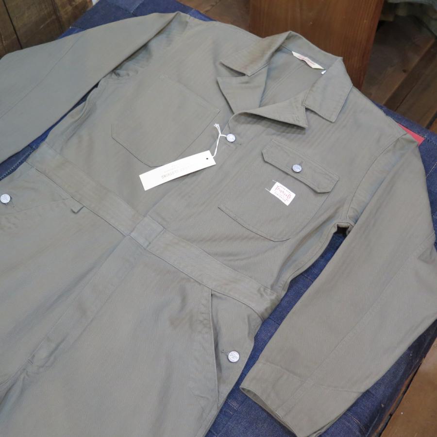 トロフィークロージング】 ヘリンボーン ユニオンオール ツナギ