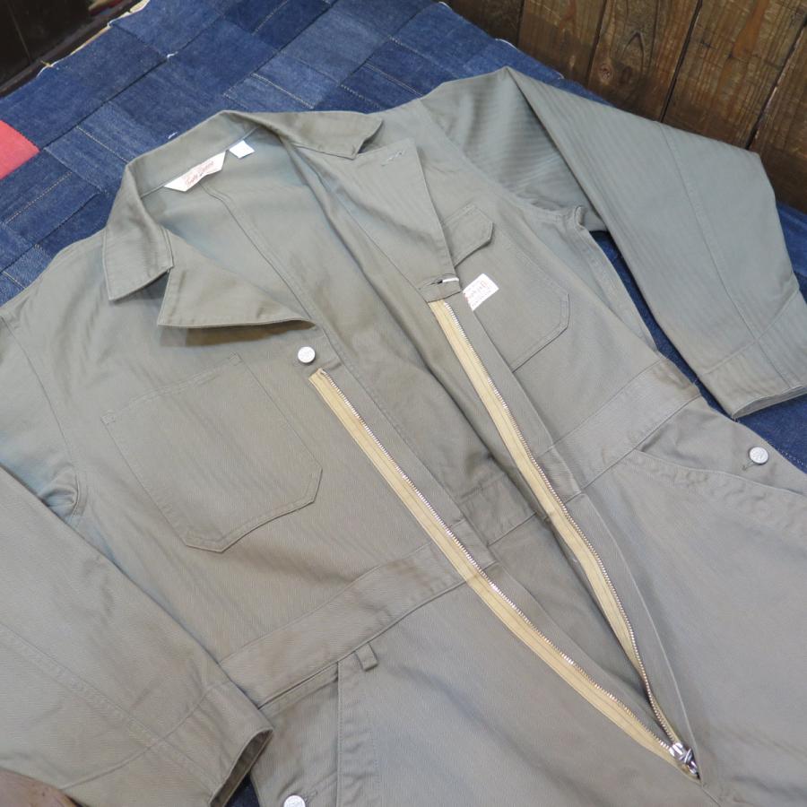 トロフィークロージング】 ヘリンボーン ユニオンオール ツナギ