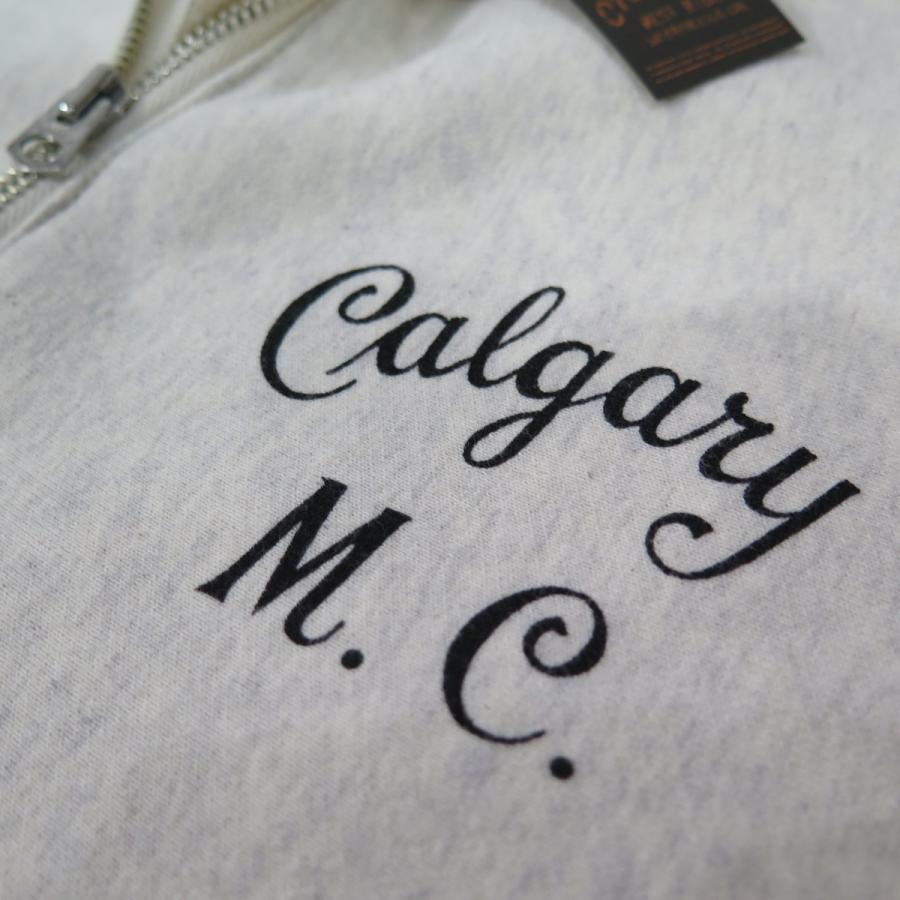 ウエストライド】 CALGARY MC ハーフジップ オールドスウエット