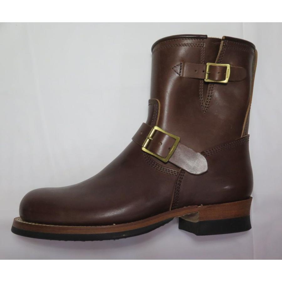 フラットヘッド】 ホースハイド エンジニアブーツ/茶芯 THE FLAT HEAD