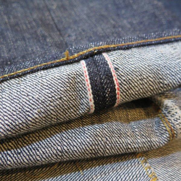 ジーンズ 「H」ウォッシュド ブラックデニム ノープリーツパンツ