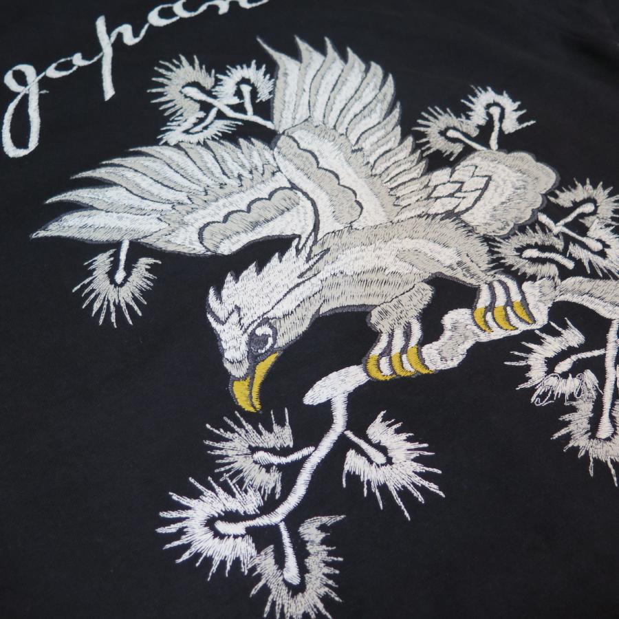 フラットヘッド】 ビンテージスカジャンパターン イーグル プリントT