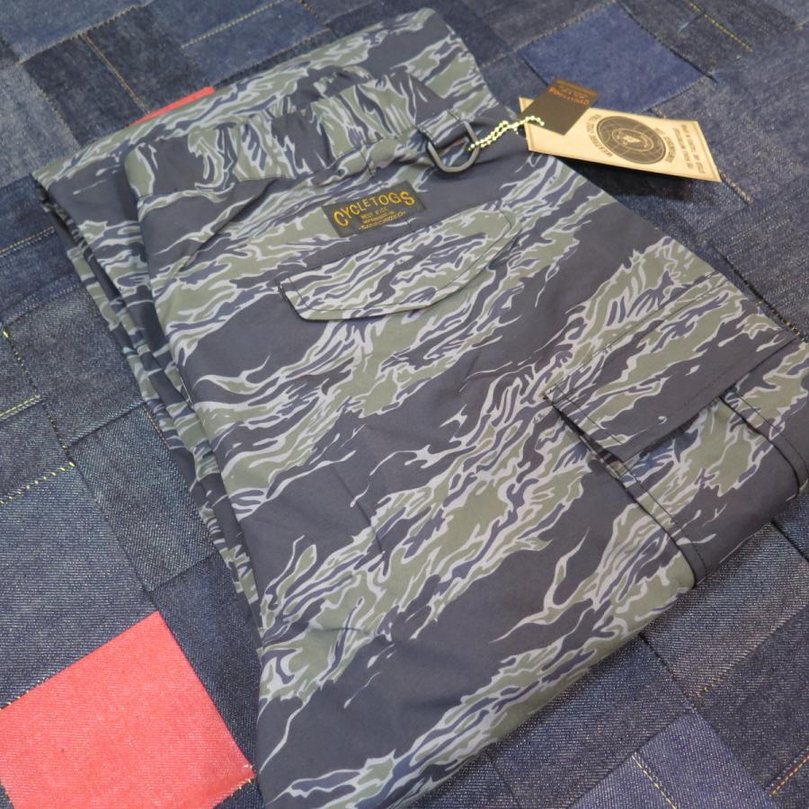WEST RIDE ウエストライド westride カーゴパンツ W33 ウエストライド】 SUPPLEXナイトタイガーカモ 完全防水カーゴパンツ