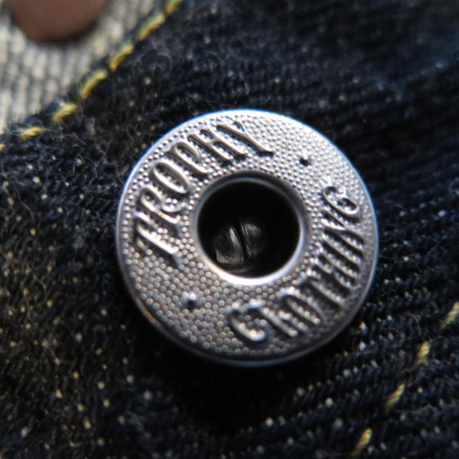 トロフィークロージング】 ウェストオーバーオール ダートデニム