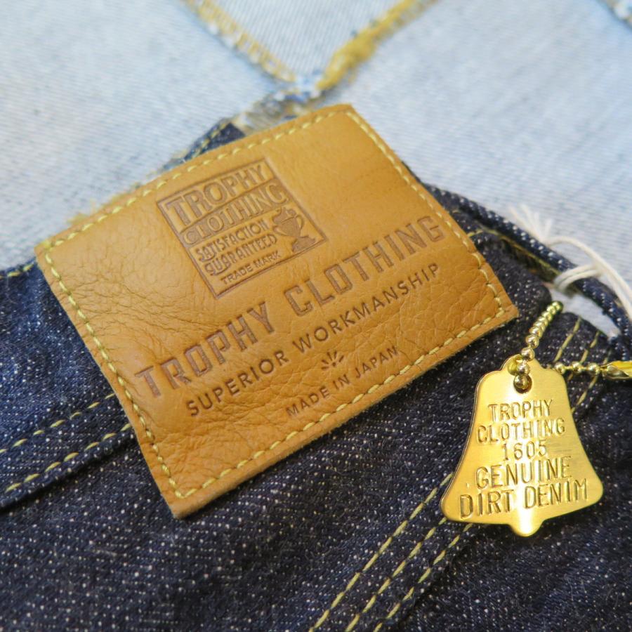 トロフィークロージング】 ウェストオーバーオール ダートデニム