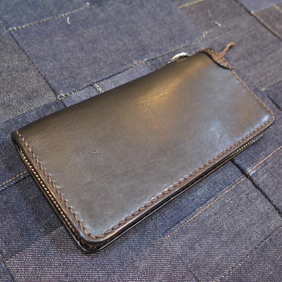 フラットヘッド】 ホースハイド フルジップ トラッカー サイフ