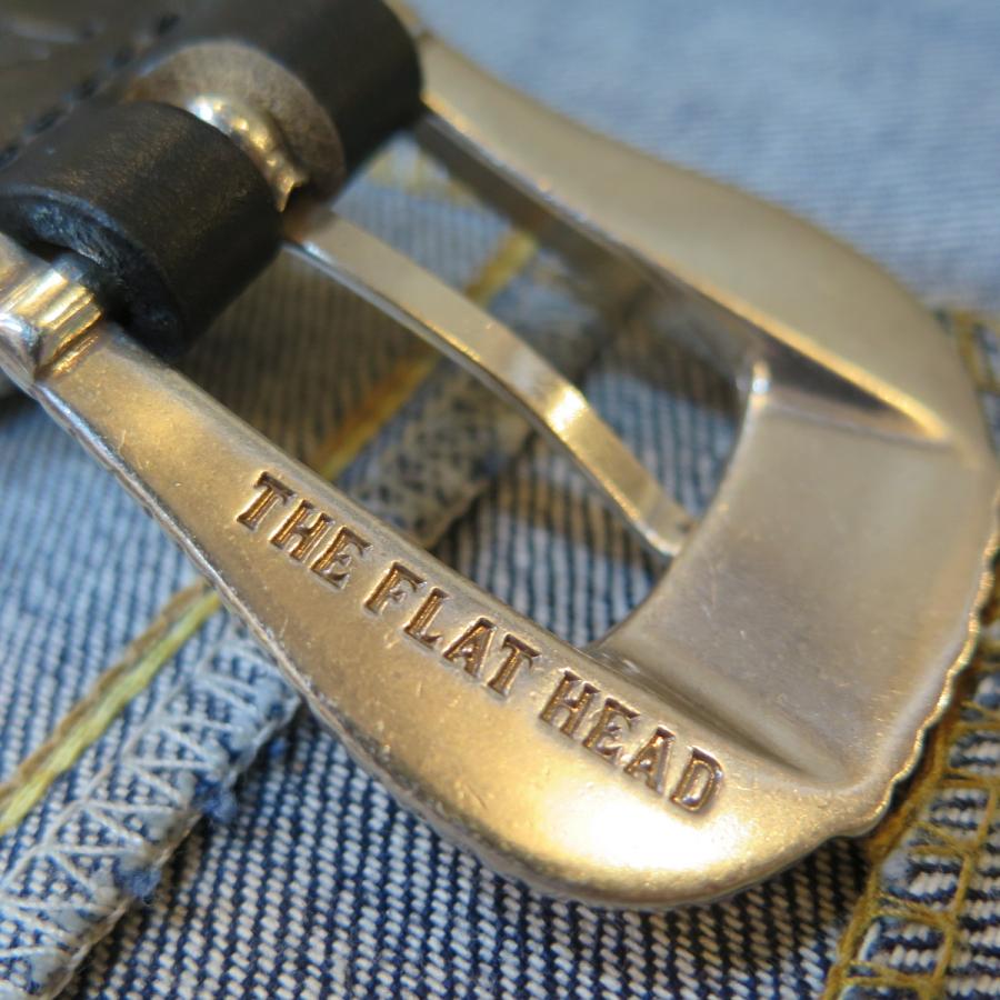 フラットヘッド】 3ピース ウエスタンベルト クロムエクセルレザー