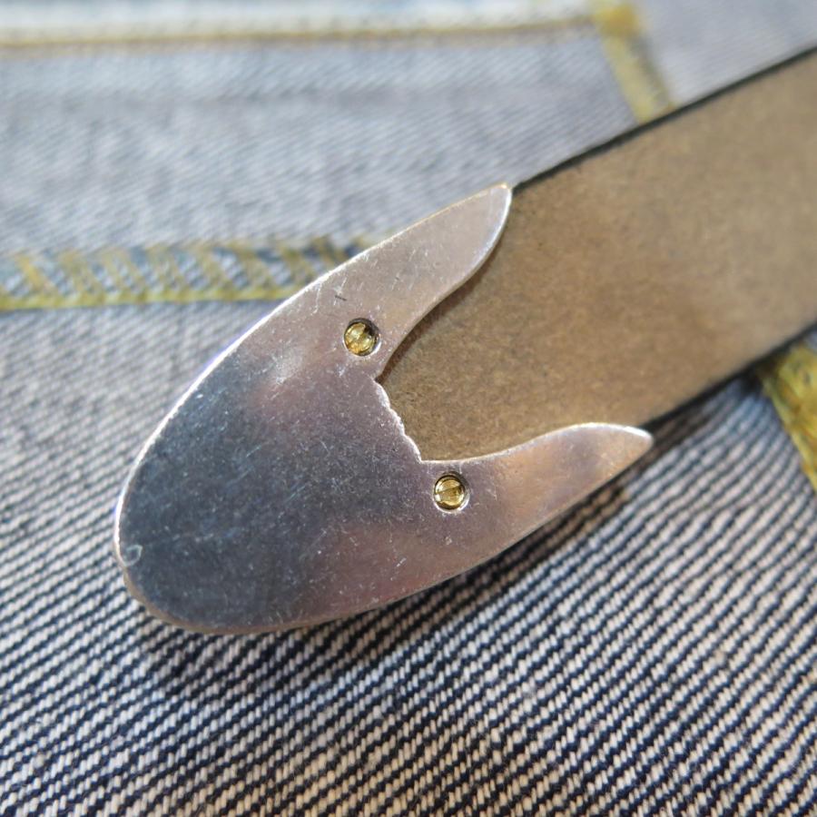 フラットヘッド】 3ピース ウエスタンベルト クロムエクセルレザー