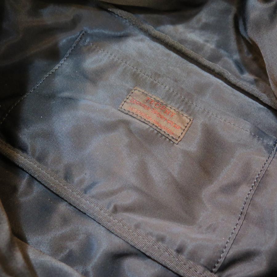 【トロフィークロージング】 デイトリップバッグ ラフアウトレザー TROPHY CLOTHING TR-B30 日本製【送料無料】の画像