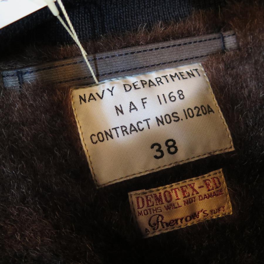 【フェローズ】1940' U.S.NAVY NAF 1168 デッキジャケット 25W-P1168DJD U.S.NAVY DECK JACKET 日本製【送料無料】の画像