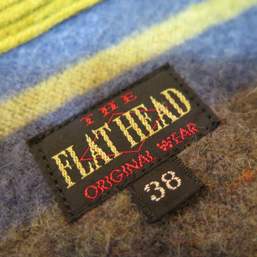 【フラットヘッド】 14.5oz 左綾ジンバブエコットン デニム ブランケットジャケット THE FLAT HEAD FN-OJ-D102 日本製【送料無料】の画像