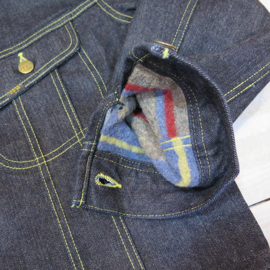 【フラットヘッド】 14.5oz 左綾ジンバブエコットン デニム ブランケットジャケット THE FLAT HEAD FN-OJ-D102 日本製【送料無料】の画像