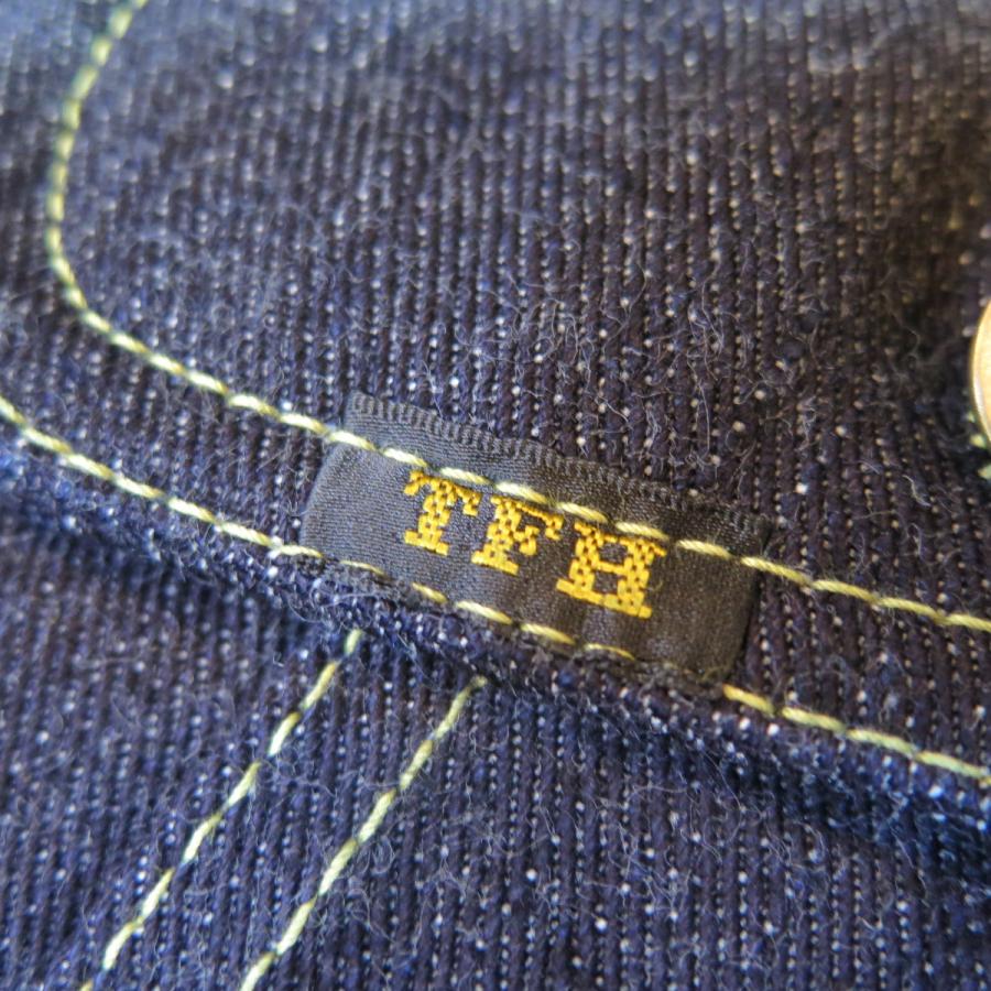 【フラットヘッド】 14.5oz 左綾ジンバブエコットン デニム ブランケットジャケット THE FLAT HEAD FN-OJ-D102 日本製【送料無料】の画像