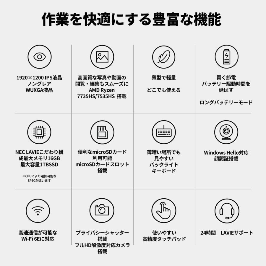 NEC ntcp NEC 軽量 モバイルノートパソコン 公式・新品 office付き