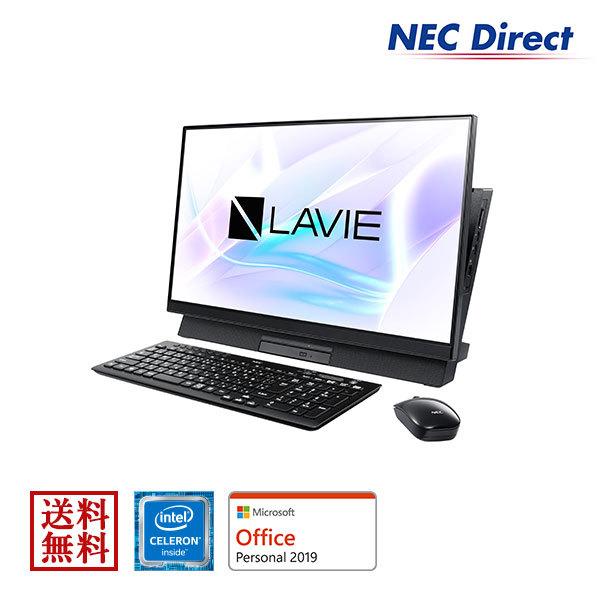 NEC デスクトップパソコン LAVIE Direct DA 最大53%OFFクーポン S ブラック 103 910円 Celeron Office 2019 【最安値挑戦】 Personal 1年保証