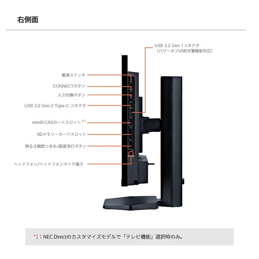 ★1 NEC オールインワンデスクトップパソコン 新品 office付き 23夏 LAVIE Direct A23 23.8型 Windows 11 Home AMD Ryzen 5  8GB 512GB SSD ブルーレイ 1年保証｜necdirectshop｜13