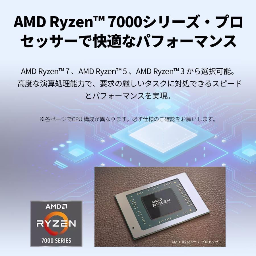 NEC 軽量 モバイルノートパソコン 公式・新品 officeなし LAVIE Direct N14 Slim 14インチ Windows 11 Home AMD Ryzen 3-7330U 8GB メモリ 256GB SSD 1年保証｜necdirectshop｜04