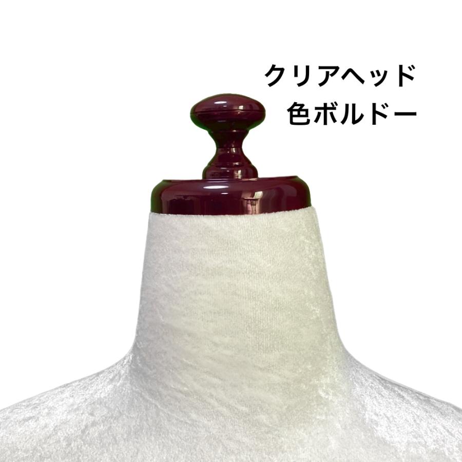 送料無料和装トルソー 可動腕 ベロアパールホワイト 着付け練習用