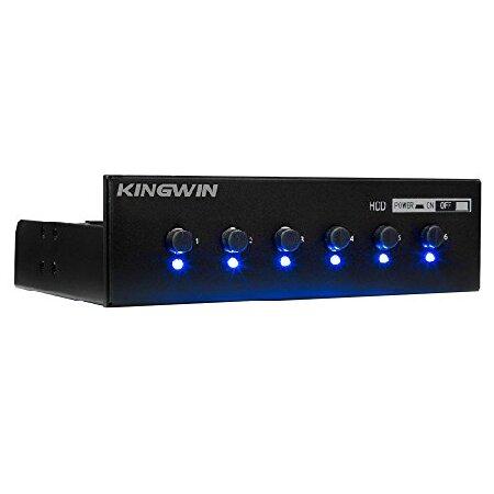 Kingwin HDD電源スイッチモジュール5.25インチベイ（HDD-PS6）用