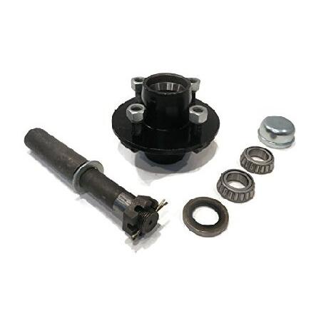 The ROP Shop トレーラー車軸キットアセンブリ 4オン4インチ The ROP Shop トレーラー車軸キットアセンブリ 4オン4インチ