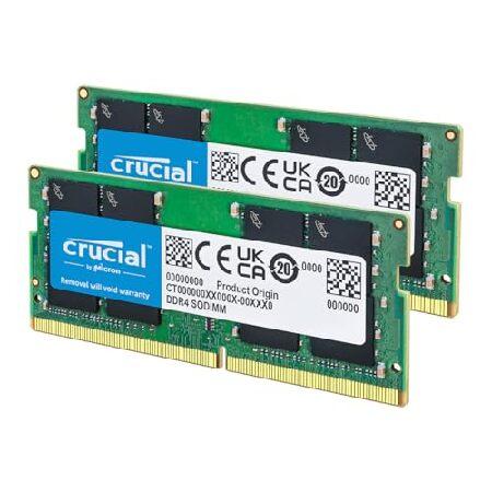 Crucial 32GB×2 64GB DDR4 3200MT/s メモリ Crucial ノートPC用増設メモリ 64GB (32GBx2枚) DDR4 3200MT/s