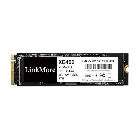 内蔵型SSD SSD LinkMore XE400 2TB LinkMore XE400 2TB M.2 2280 PCIe Gen4x4 NVMe 1.4 SSD (読込最大