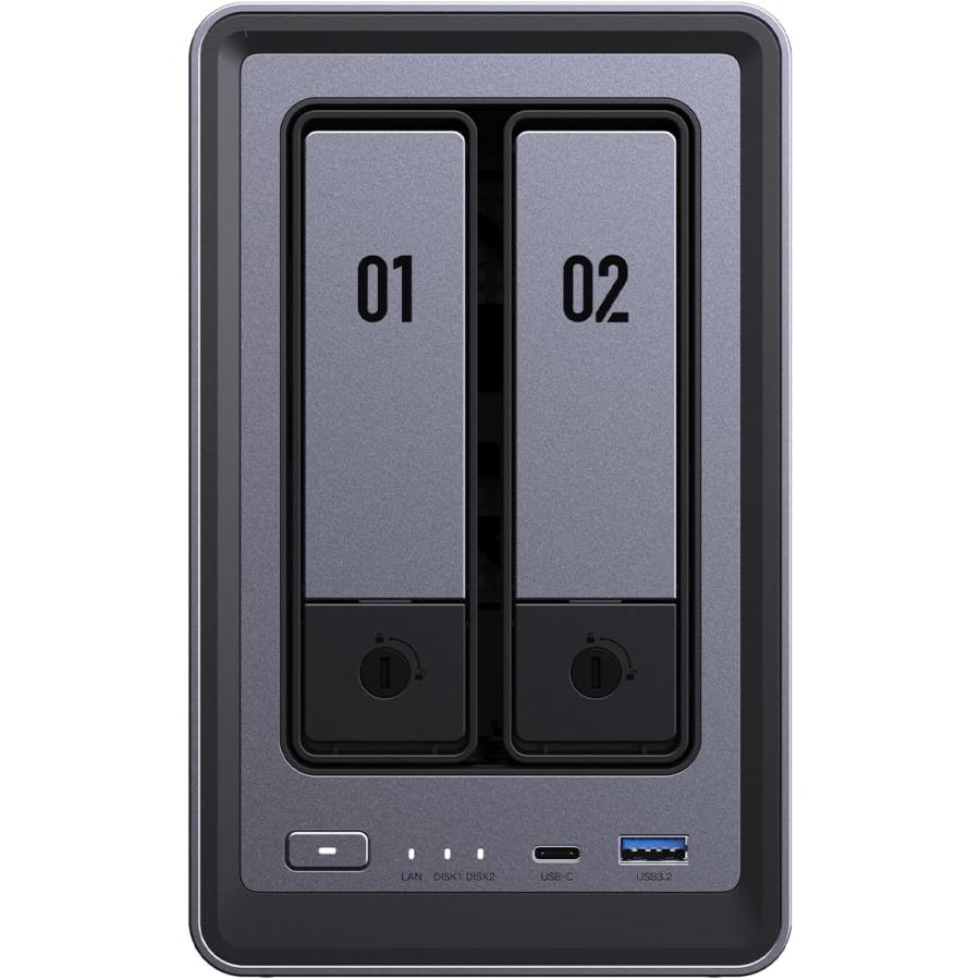 送料無料 UGREEN NASync DXP2800 2ベイデスクトップNAS、Intel 送料無料 UGREEN NASync DXP2800 2ベイデスクトップNAS、Intel