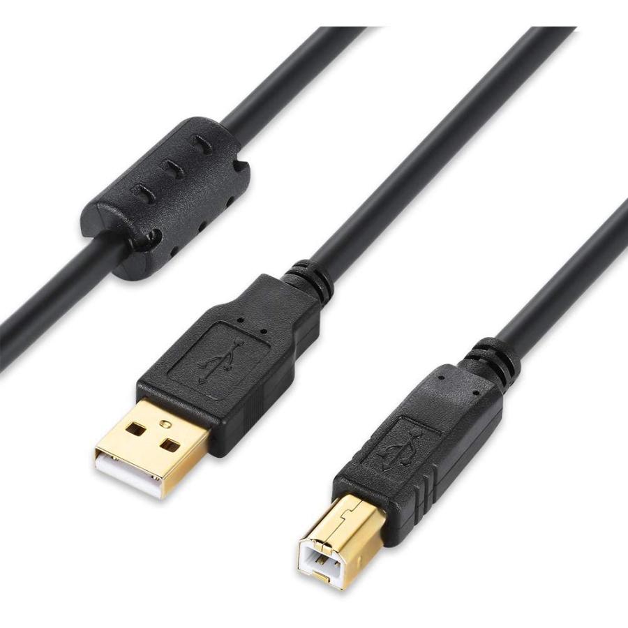 USB プリンターケーブル2mUSB 2.0 ケーブル abタイプ 金メッキコネクタ(2m)｜neconeco1107｜02