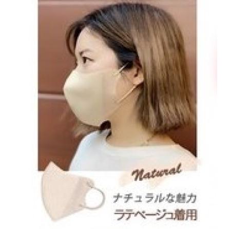 ラテベージュ 使い捨てマスク 小顔効果 3dビューティマスク 不織布５枚入り Y72 001 猫之助商店 通販 Yahoo ショッピング