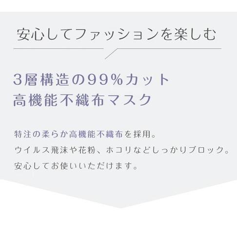 [ブラック]  3D特殊立体マスク　ノンワイヤー3層カラー不織布マスク　シシベラ　20枚セット｜neconosuke｜03