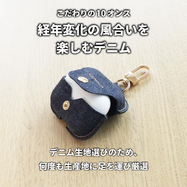 AirPodsプロ本体 デニムケース付き（本体ケースはありません） Amazon | [ニードネットワーク] 日本が誇るデニム AirPods Pro 第2世代