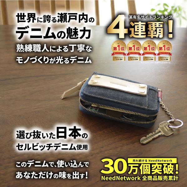 NeedNetwork コインケース 日本が誇るデニム 小銭入れ ミニ財布