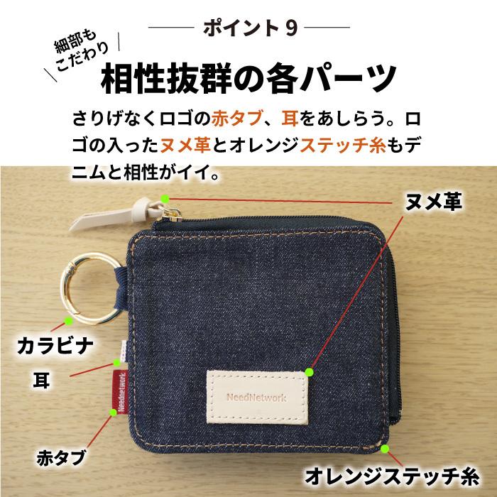 デニムウォレット セール】メンズ ダメージデニム 二つ折りウォレット（財布