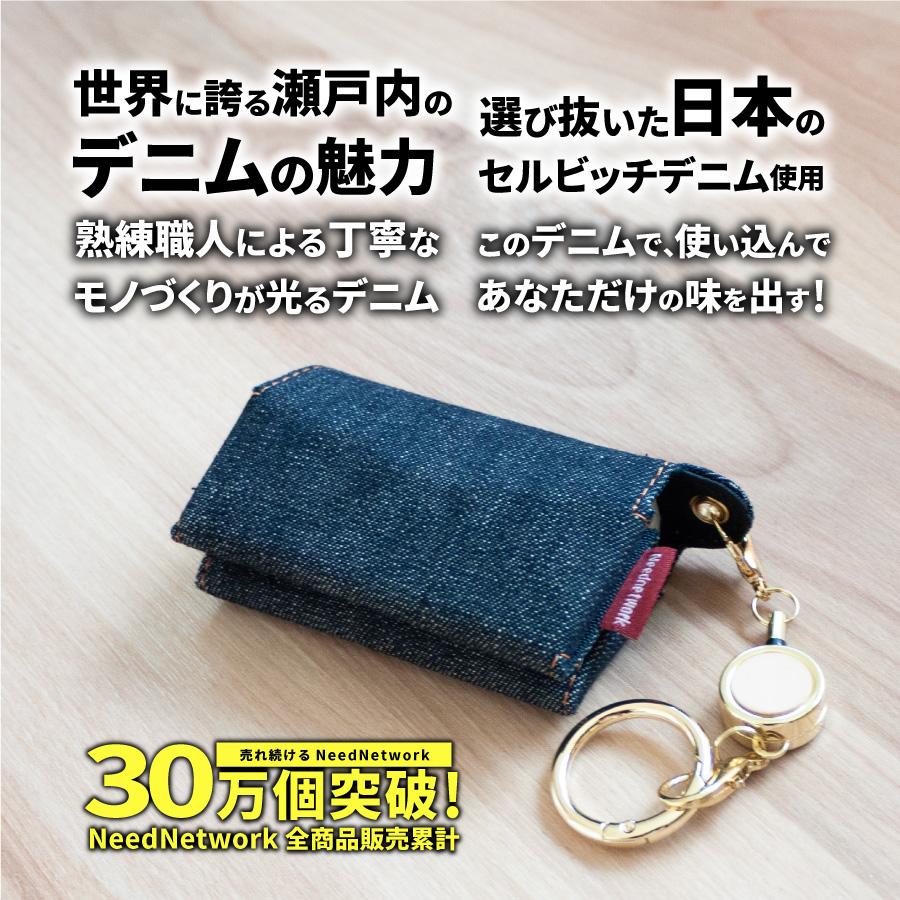 NeedNetwork ポケットティッシュケース 日本が誇るデニム ポーチ