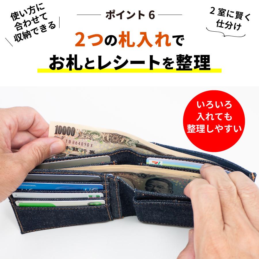 NeedNetwork 二つ折り財布 日本が誇るデニム 二つ折り 2つ折り 財布