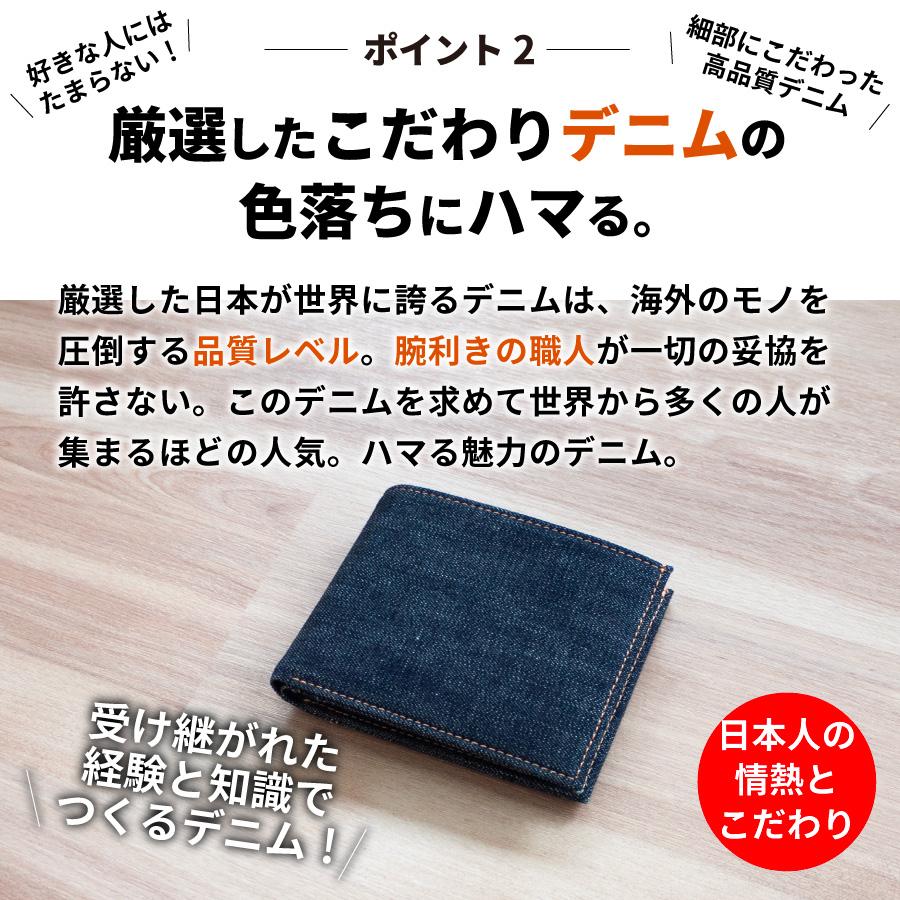 NeedNetwork 二つ折り財布 日本が誇るデニム 二つ折り 2つ折り 財布