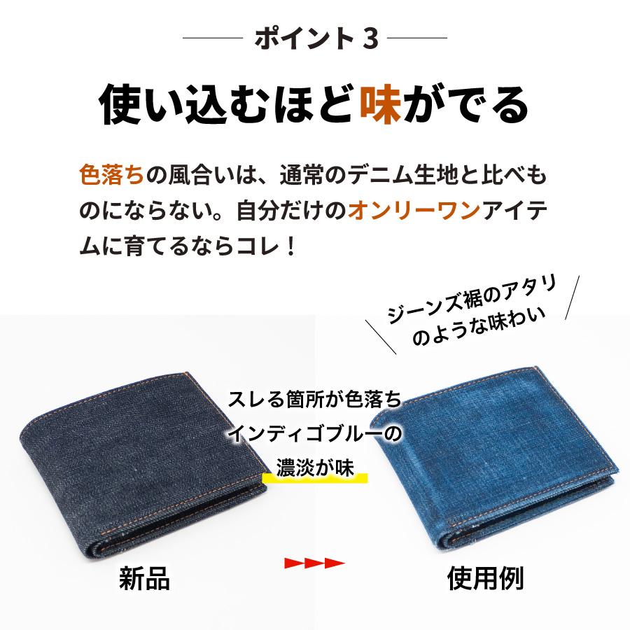 NeedNetwork 二つ折り財布 日本が誇るデニム 二つ折り 2つ折り 財布