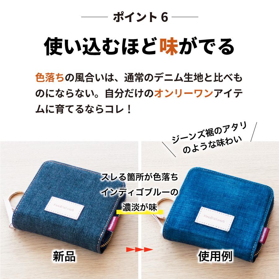 財布 岡山デニム ネックウォレット 二つ折り財布 首掛け 小銭入れ コインケース ショルダーウォレット コンパクト 2つ折り ストラップ付き ミニ財布 大容量 | NeedNetwork | 08