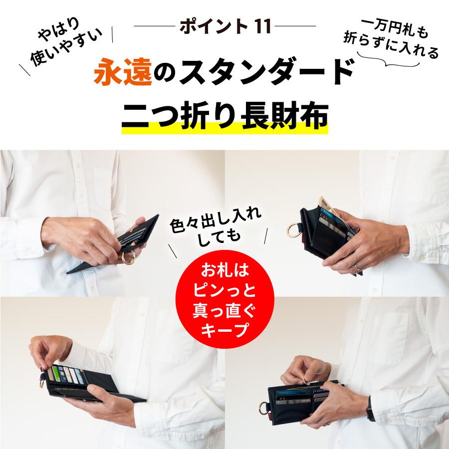 長財布 岡山デニム かぶせ長財布 薄い 薄型財布 小銭入れ 財布 ながさいふ レディース  二つ折り 大容量 なが財布 薄型 薄型長財布 ロングウォレット | NeedNetwork | 13